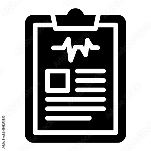 medical history Solid icon