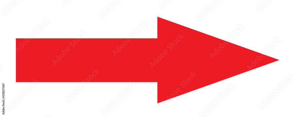 Red Arrow icon on white background. For web site design, logo, app. Curved arrow sign. Vector. Red Arrow icon on white background. For web site design, logo, app. Curved arrow sign. Vector.