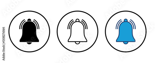 Bell Icon vector. Notification icon for your web site design