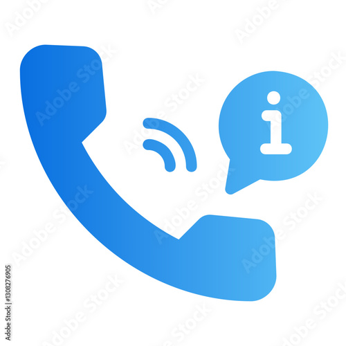 telephone Gradient icon