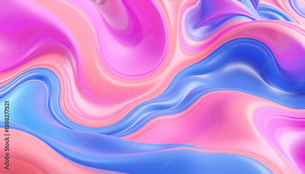 Fototapeta premium Abstract 3D render with modern geometric shapes and dynamic composition