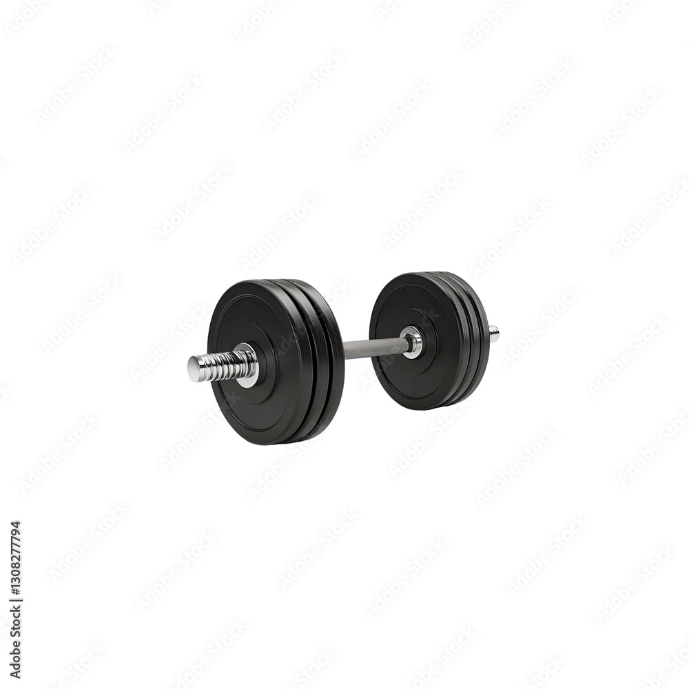 Black Dumbbell Weight Set Isolated on Transparent Background Black Dumbbell Weight Set Isolated on Transparent Background