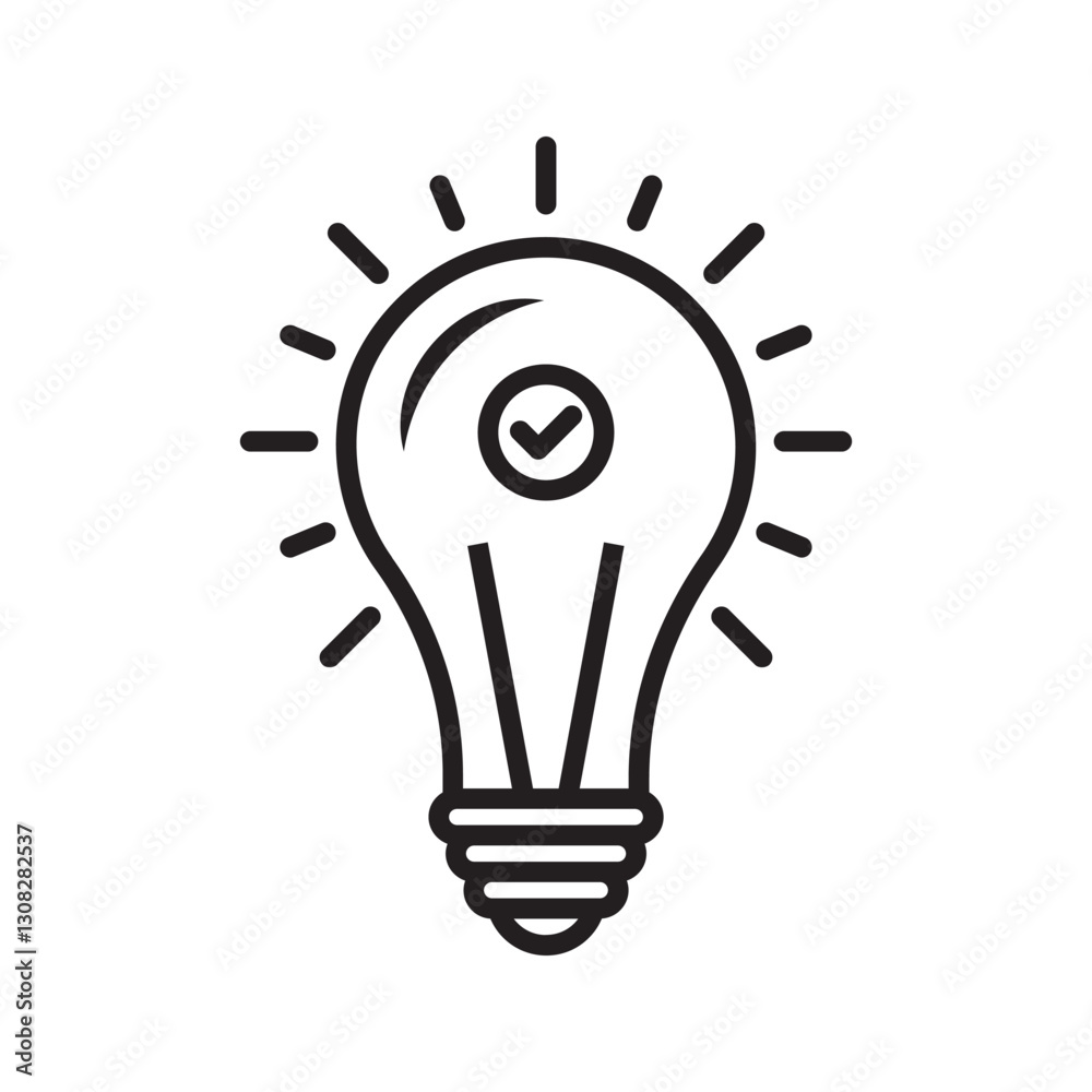 idea line icon. vector icon for your website, mobile, presentation, and logo design. idea line icon. vector icon for your website, mobile, presentation, and logo design.