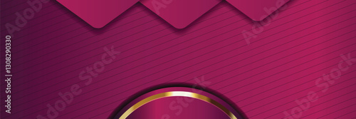 gold banner Abstract vector background board for text and message design modern. vector illustration