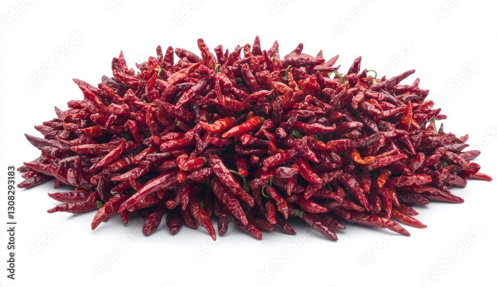 Fototapeta premium Pile of red chili peppers.
