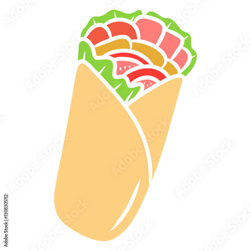 kebab food illustration