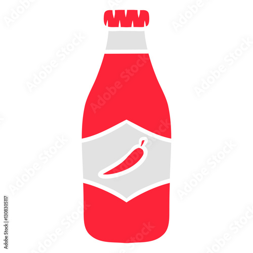bottle of ketchup. hot chilli sauce