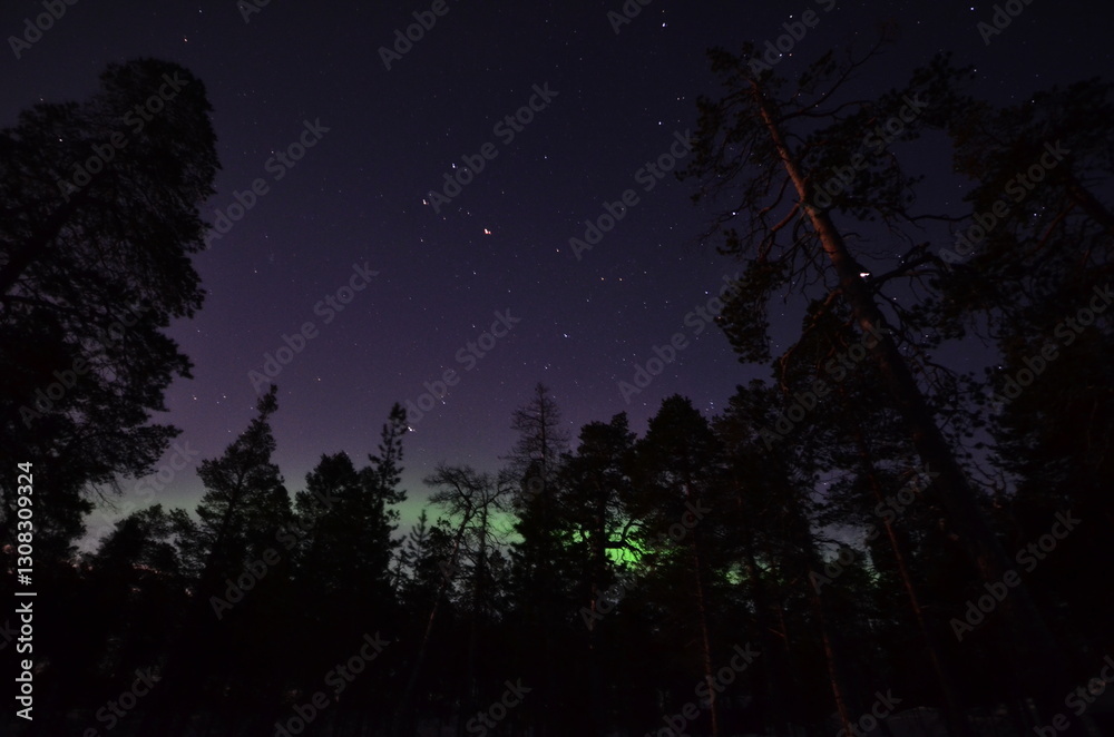 Inari, Finland, is located within the Arctic Circle and has a high chance of seeing the Northern Lights. Inari, Finland, is located within the Arctic Circle and has a high chance of seeing the Northern Lights.