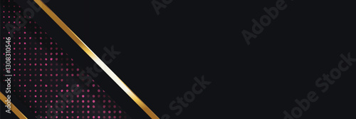 gold banner Abstract vector background board for text and message design modern. vector illustration