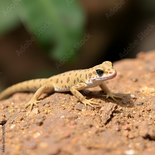 Madagascar ground gecko an endemic reptile