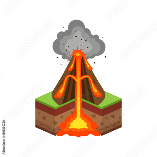 Volcano Eruption 1 Phreatic