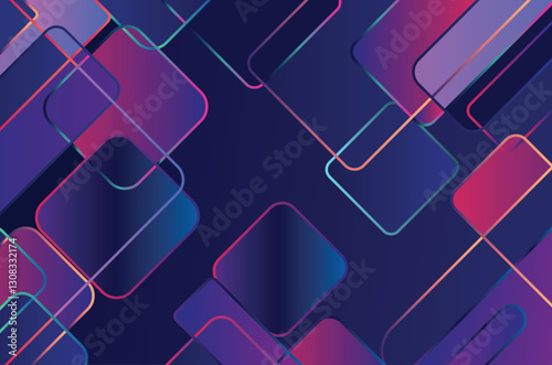 Modern abstract design background. Geometric shapes. Abstract gradient color background. Vector illustration.