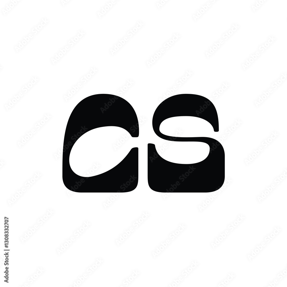 CS monogram logo design letter text name symbol monochrome logotype alphabet character simple logo CS monogram logo design letter text name symbol monochrome logotype alphabet character simple logo