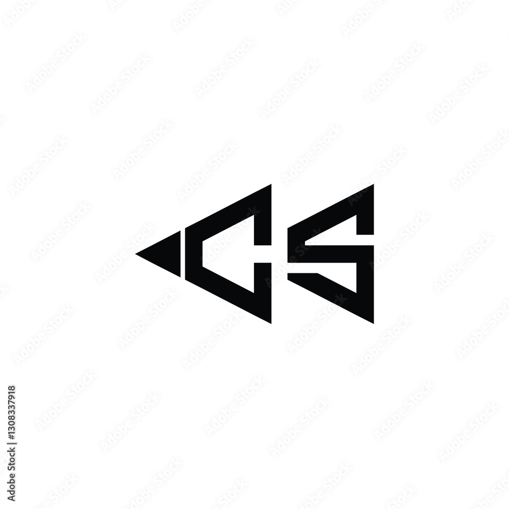 CS monogram logo design letter text name symbol monochrome logotype alphabet character simple logo CS monogram logo design letter text name symbol monochrome logotype alphabet character simple logo