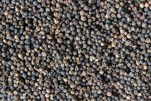 Wallpaper Mural Pile of Black pepper. Black peppercorns. Black pepper background. Dry black pepper seeds. Food ingrediens. Aromatic spice Torontodigital.ca