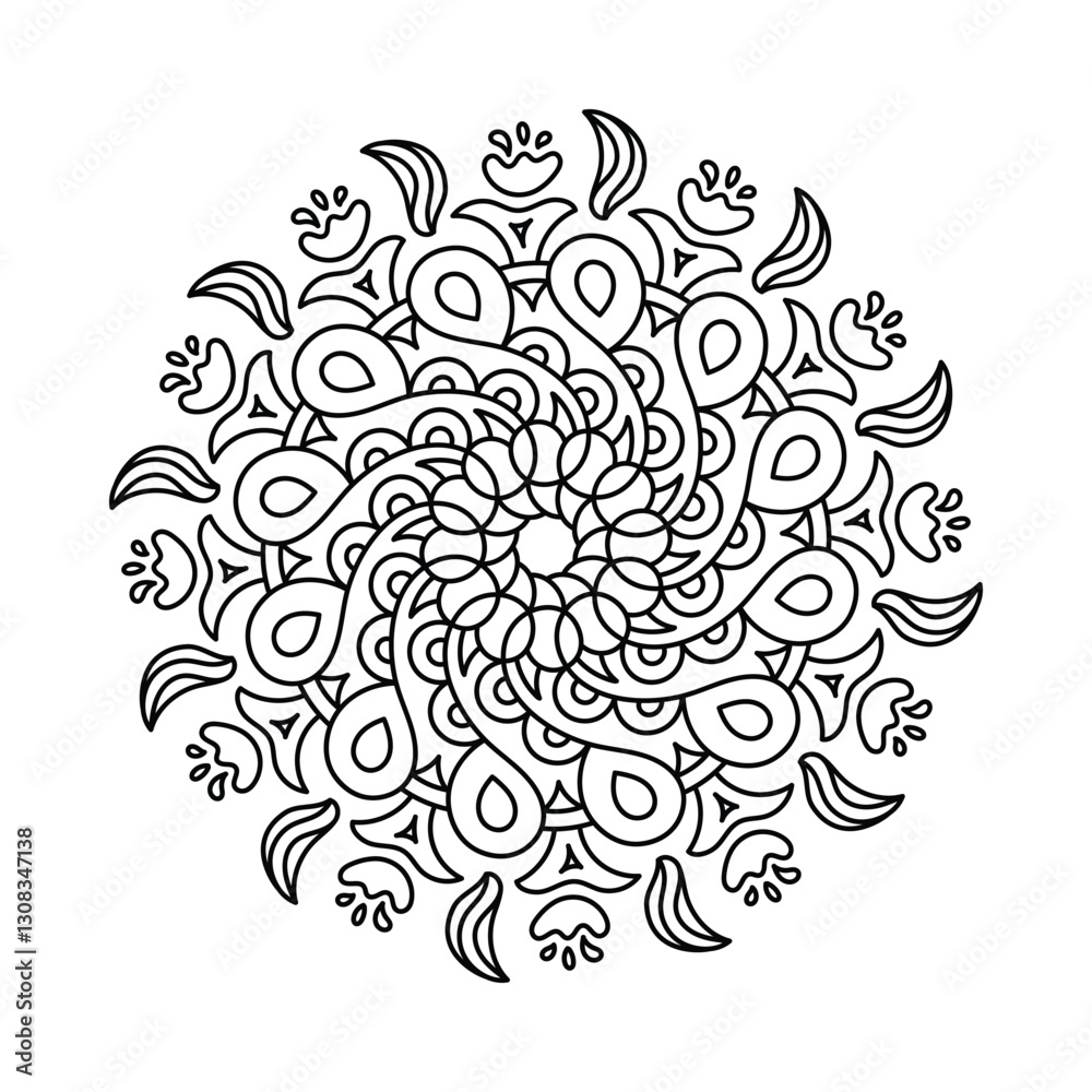 Elegant floral mandala vector with intricate line art for coloring books, henna, and tattoos. Stylish ethnic, tribal, boho, and spiritual designs, perfect for mindfulness, healing, creative expression Elegant floral mandala vector with intricate line art for coloring books, henna, and tattoos. Stylish ethnic, tribal, boho, and spiritual designs, perfect for mindfulness, healing, creative expression