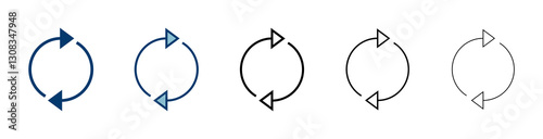 Refresh icon vector isolated on white background. Reload icon vector. Update icon. convert icon