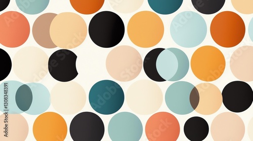 Circular patterns and colorful designs digital artwork creative environment abstract view