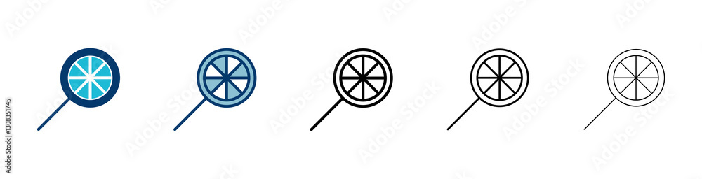 Obraz premium Candy icon vector isolated on white background. Candy vector icon