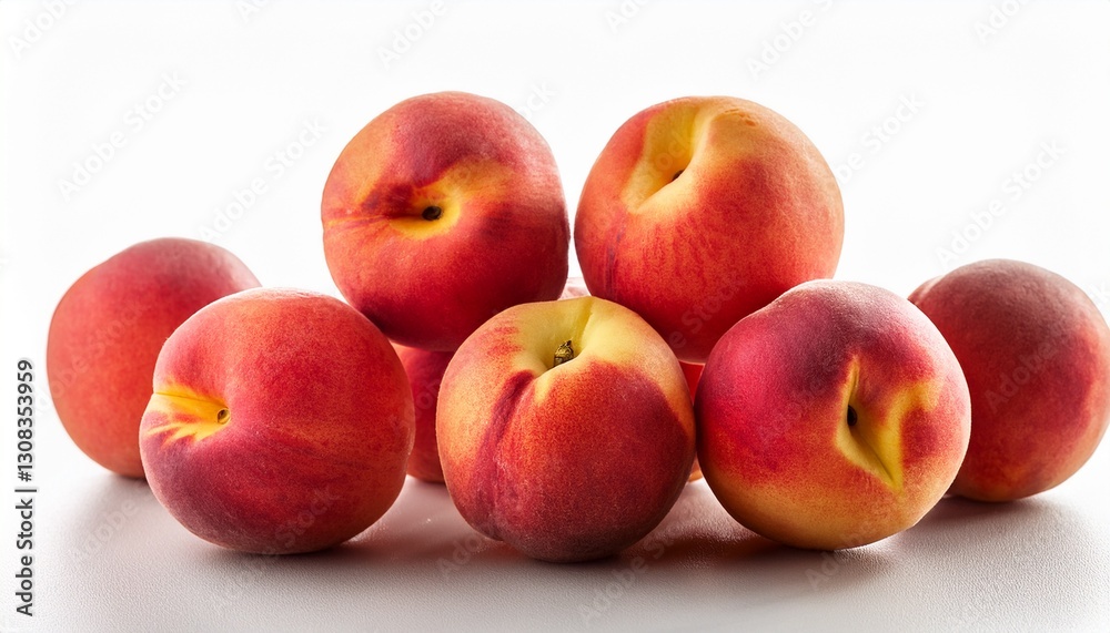 peaches isolated on white background peaches isolated on white background
