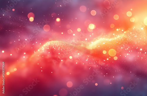  Abstract blurred background, light orange and red color gradient, blurred circles of light, soft lighting, blurred background, blurred shapes in the foreground, light gray background