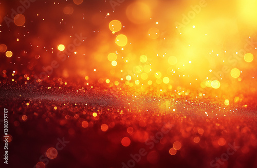  Abstract blurred background, light orange and red color gradient, blurred circles of light, soft lighting, blurred background, blurred shapes in the foreground, light gray background