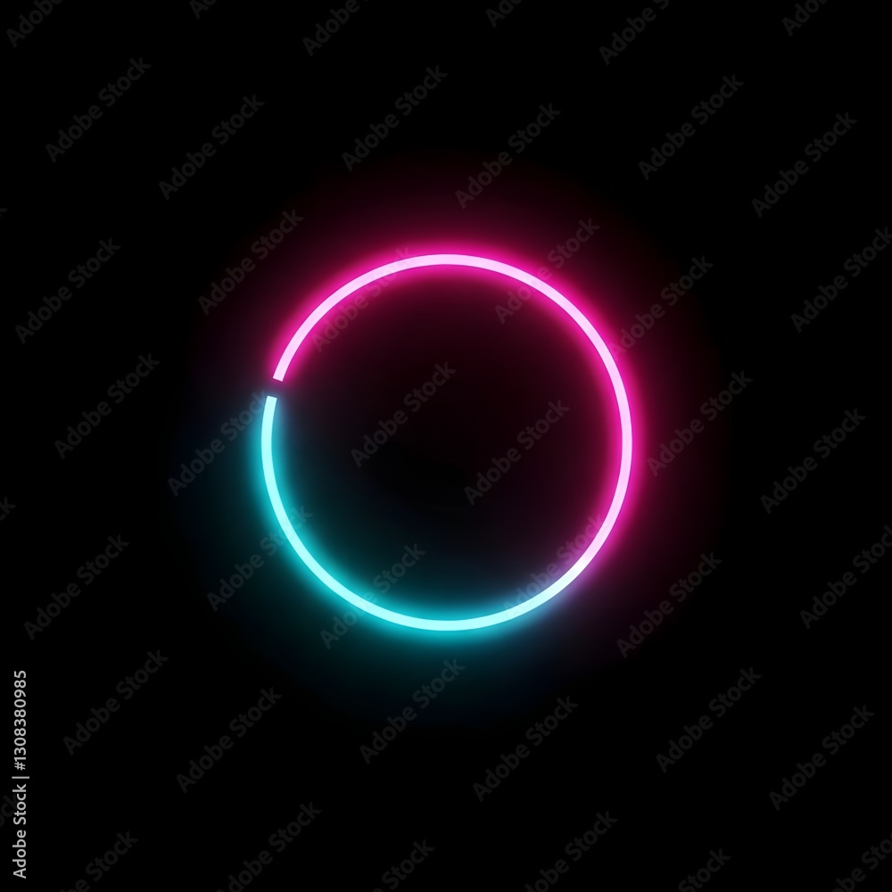 abstract background with glowing circles, An abstract neon ring floating in a dark space, emitting a soft pink and cyan glow, creating a mesmerizing futuristic look abstract background with glowing circles, An abstract neon ring floating in a dark space, emitting a soft pink and cyan glow, creating a mesmerizing futuristic look