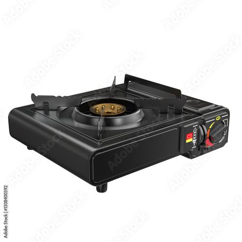 Portable Camping Stove 3D render for mockup