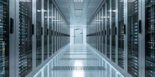 Obraz na płótnie Modern Data Center Technology w salonie
