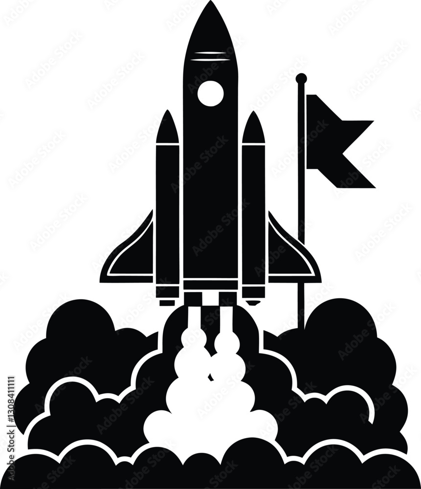 space rocket vector illustration space rocket vector illustration