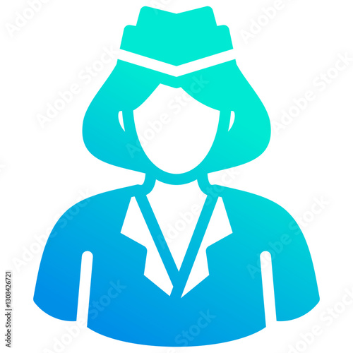 Air Hostess Icon