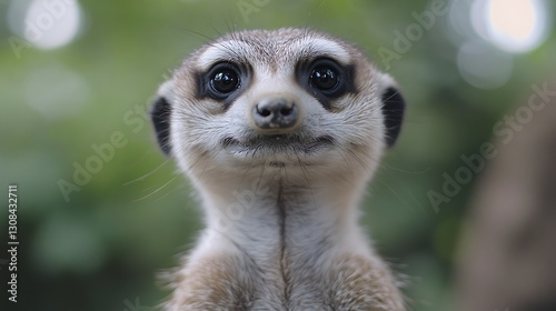 Wallpaper Mural Meerkat Portrait in Green Forest Torontodigital.ca