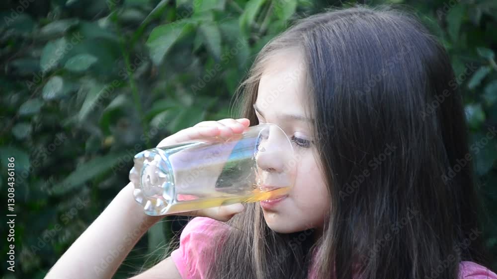 a girl drinks fresh healthy fruit juice Pear or apple juice outdoors. Glass of juice and pears fruits, summer garden on background. Healthy summer drinks concept. a girl drinks fresh healthy fruit juice Pear or apple juice outdoors. Glass of juice and pears fruits, summer garden on background. Healthy summer drinks concept.