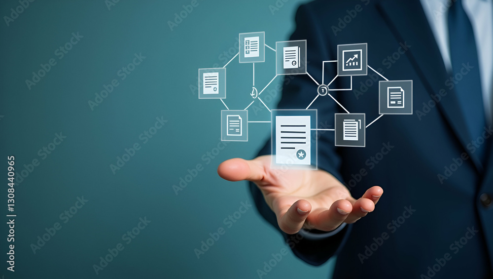 Streamlined Legal Documentation: A Hand Interacts with Floating Legal Documents and Approval Workflows in a Cute Vector Illustration for Compliance Processes Streamlined Legal Documentation: A Hand Interacts with Floating Legal Documents and Approval Workflows in a Cute Vector Illustration for Compliance Processes