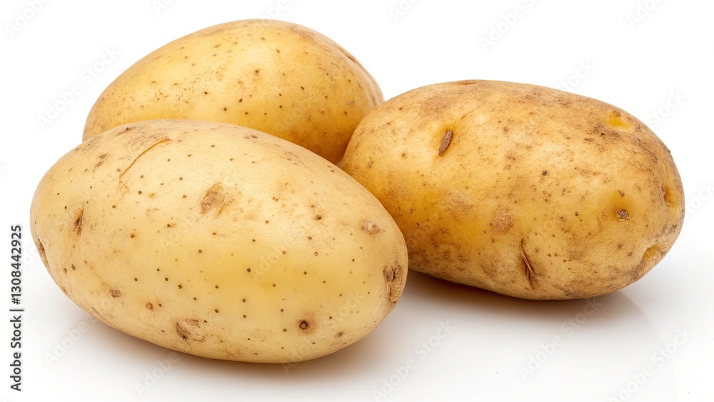 Isolated Potatoes, New Potato Photography, White Background, Food Photography, Vegetable Photo, High-Resolution Potato Image, Closeup Potato Shot Isolated Potatoes, New Potato Photography, White Background, Food Photography, Vegetable Photo, High-Resolution Potato Image, Closeup Potato Shot