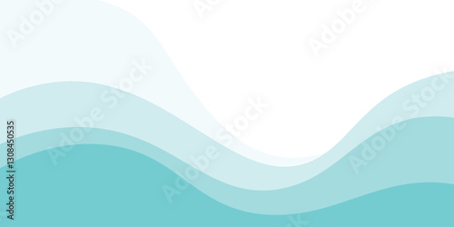 Refreshing shimmering water abstract background frame vector illustration material