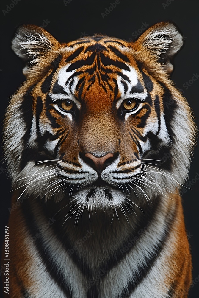 Naklejka premium portrait of a bengal tiger