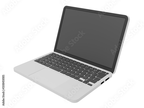 左向きのノートパソコンLeft-facing Laptop