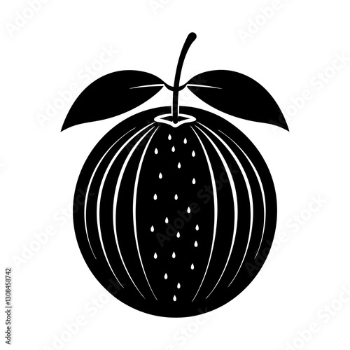 Honeydew silhouette vector