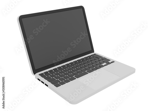 右向きのノートパソコンRight-facing Laptop