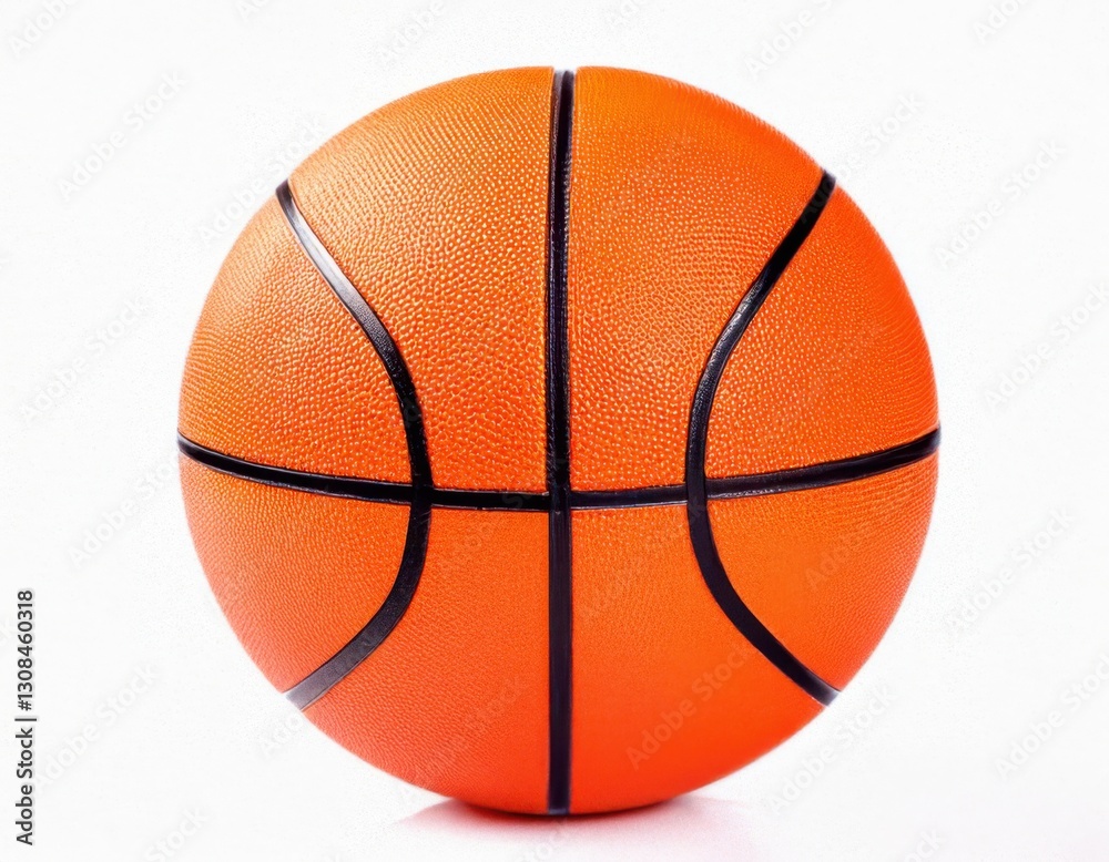 Fototapeta premium basketball ball isolated on white transparent background