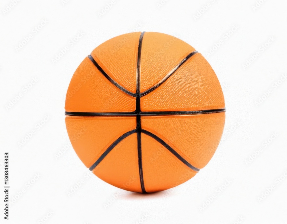 Fototapeta premium basketball ball isolated on white transparent background