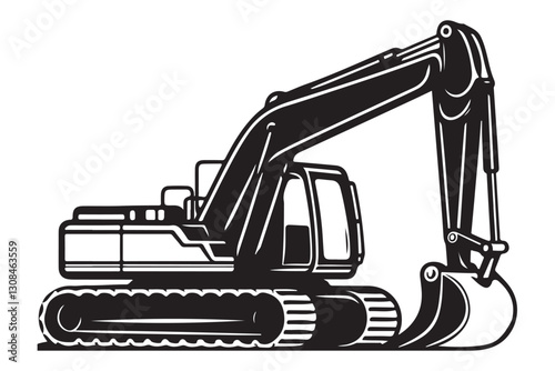 Heavy Construction Excavator Machine for Powerful Earthmoving and Digging Projects