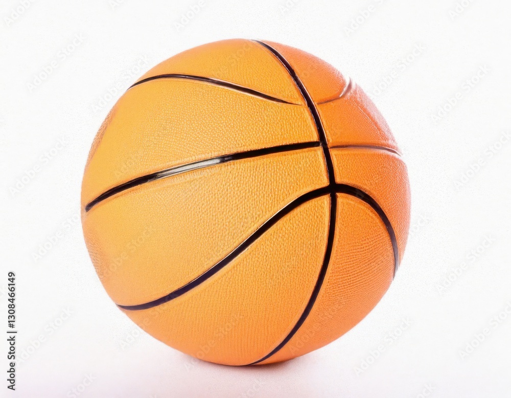 Fototapeta premium basketball ball isolated on white transparent background