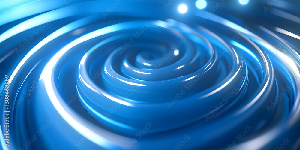 Blue flowing technology art background Blue flowing technology art background