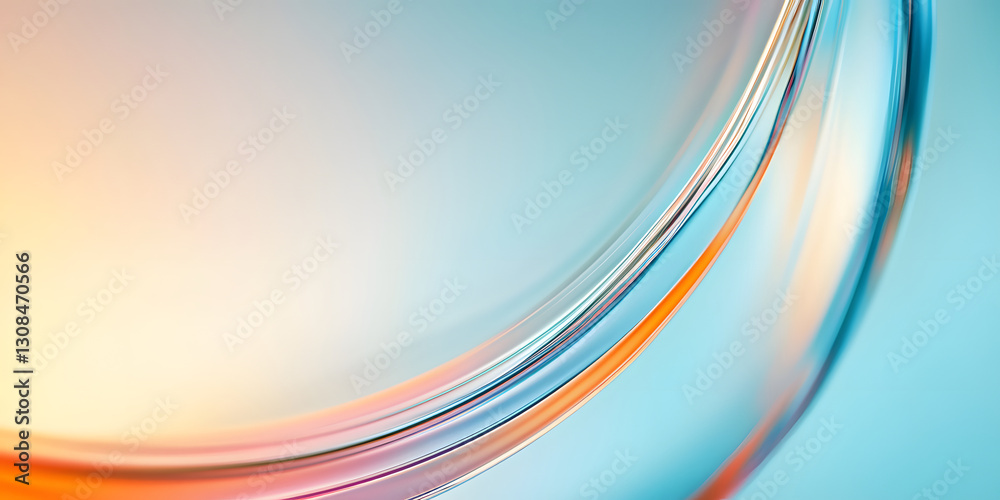 Obraz premium Color Flow Technology Art Background