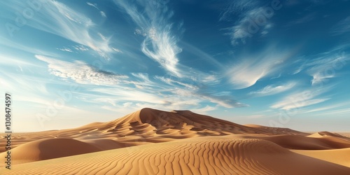 Obraz na płótnie Desert Landscape Under a Dramatic Sky w salonie
