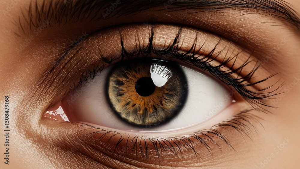 Naklejka premium close up of eye