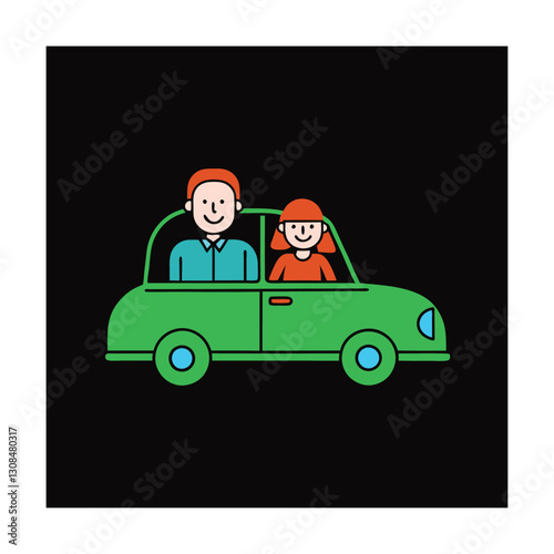 man and car