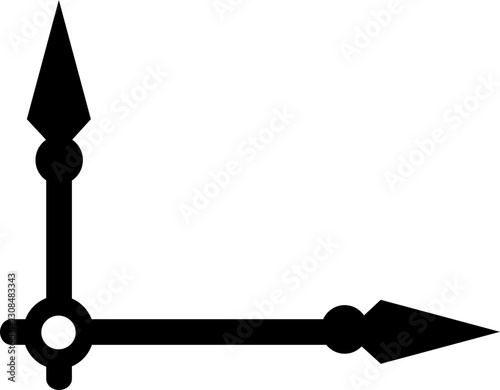 Analog Clock 24 Hour Illustration, Clock Time at three o'clock